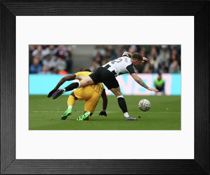 Framed Print : Newcastle United v Brighton and Hove Albion FA Cup 5th Round 02MAR25