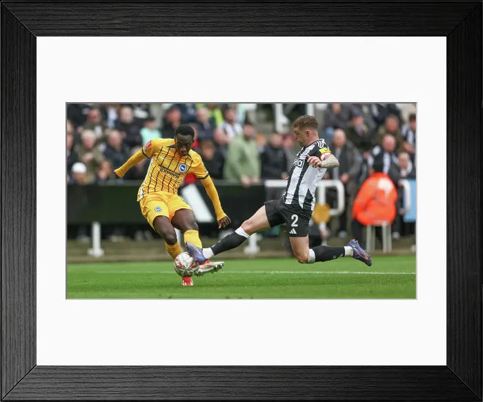 Framed Print : Newcastle United v Brighton and Hove Albion FA Cup 5th Round 02MAR25 Framed Print : Newcastle United v Brighton and Hove Albion FA Cup 5th Round 02MAR25