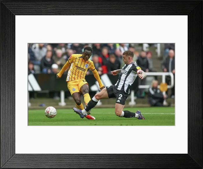 Framed Print : Newcastle United v Brighton and Hove Albion FA Cup 5th Round 02MAR25 Framed Print : Newcastle United v Brighton and Hove Albion FA Cup 5th Round 02MAR25
