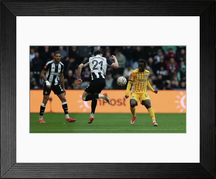 Framed Print : Newcastle United v Brighton and Hove Albion FA Cup 5th Round 02MAR25 Framed Print : Newcastle United v Brighton and Hove Albion FA Cup 5th Round 02MAR25