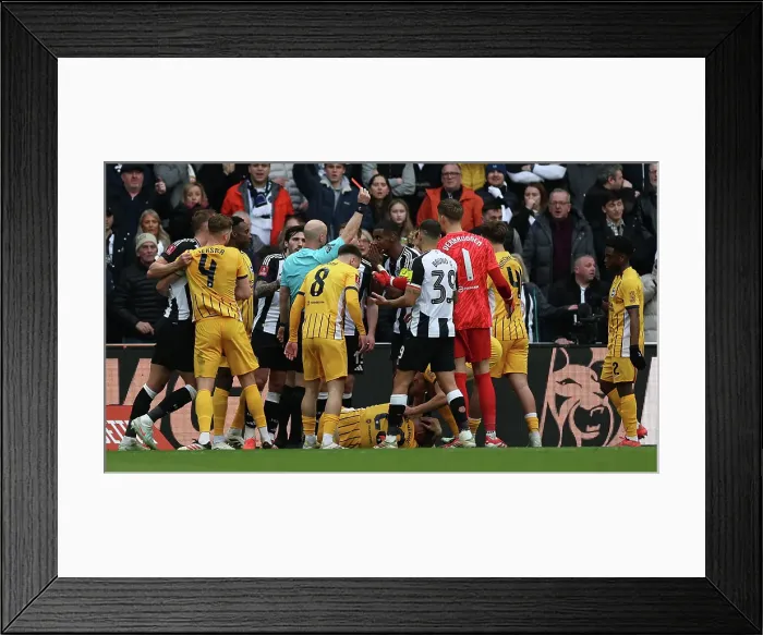 Framed Print : Newcastle United v Brighton and Hove Albion FA Cup 5th Round 02MAR25 Framed Print : Newcastle United v Brighton and Hove Albion FA Cup 5th Round 02MAR25
