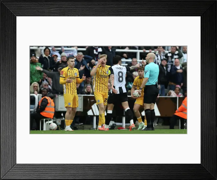 Framed Print : Newcastle United v Brighton and Hove Albion FA Cup 5th Round 02MAR25 Framed Print : Newcastle United v Brighton and Hove Albion FA Cup 5th Round 02MAR25
