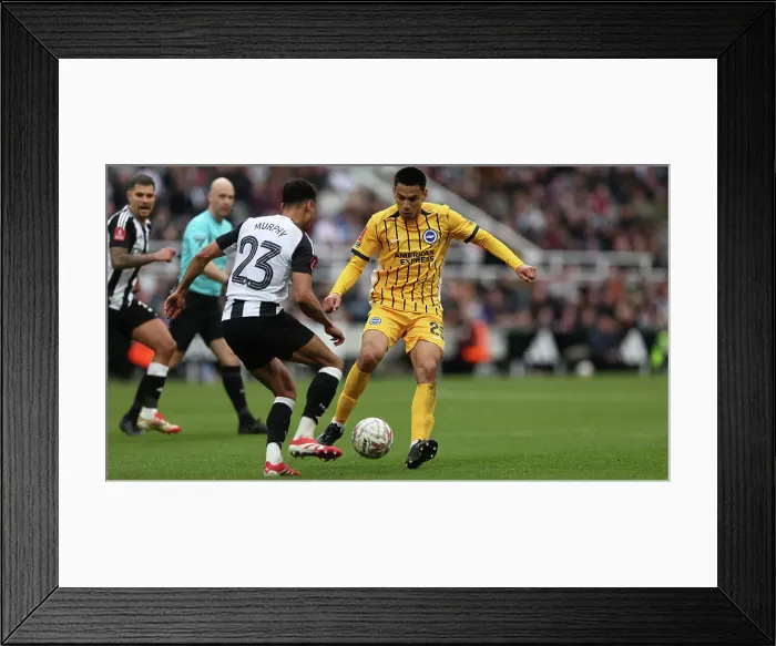 Framed Print : Newcastle United v Brighton and Hove Albion FA Cup 5th Round 02MAR25 Framed Print : Newcastle United v Brighton and Hove Albion FA Cup 5th Round 02MAR25
