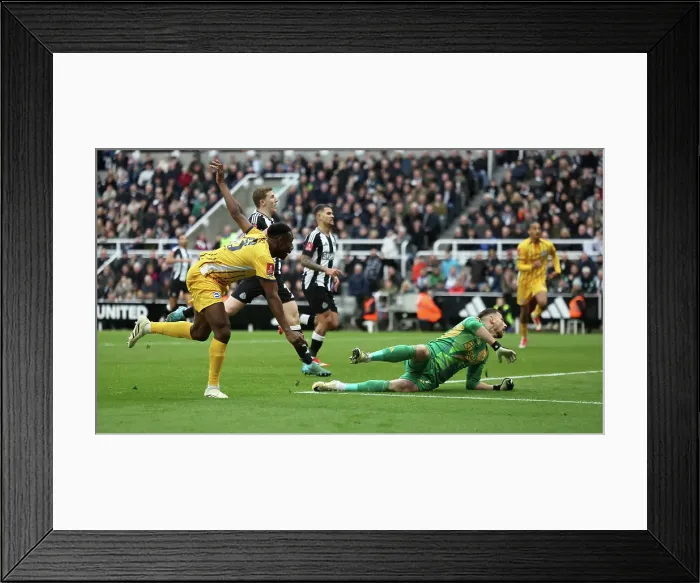 Framed Print : Newcastle United v Brighton and Hove Albion FA Cup 5th Round 02MAR25 Framed Print : Newcastle United v Brighton and Hove Albion FA Cup 5th Round 02MAR25