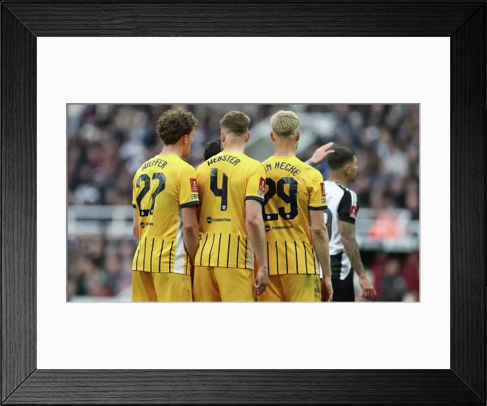 Framed Print : Newcastle United v Brighton and Hove Albion FA Cup 5th Round 02MAR25 Framed Print : Newcastle United v Brighton and Hove Albion FA Cup 5th Round 02MAR25