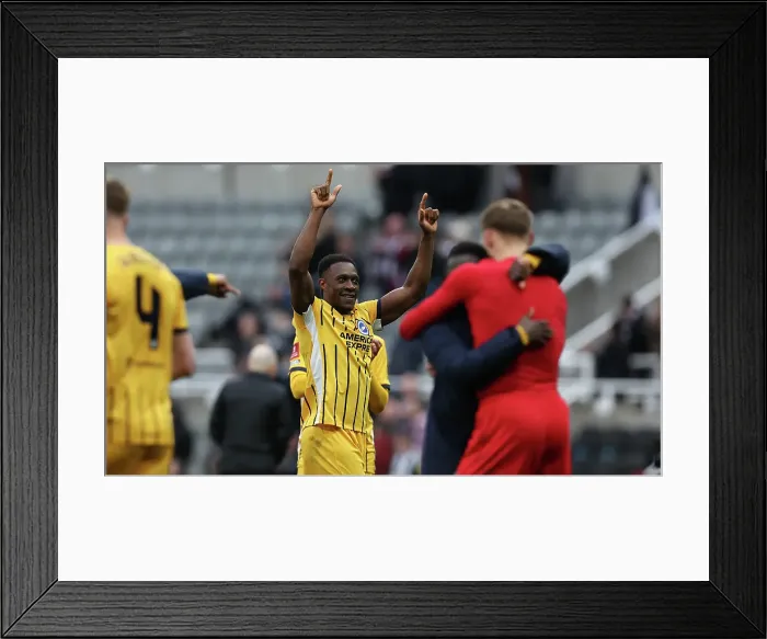 Framed Print : Newcastle United v Brighton and Hove Albion FA Cup 5th Round 02MAR25 Framed Print : Newcastle United v Brighton and Hove Albion FA Cup 5th Round 02MAR25