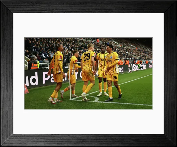 Framed Print : Newcastle United v Brighton and Hove Albion FA Cup 5th Round 02MAR25 Framed Print : Newcastle United v Brighton and Hove Albion FA Cup 5th Round 02MAR25