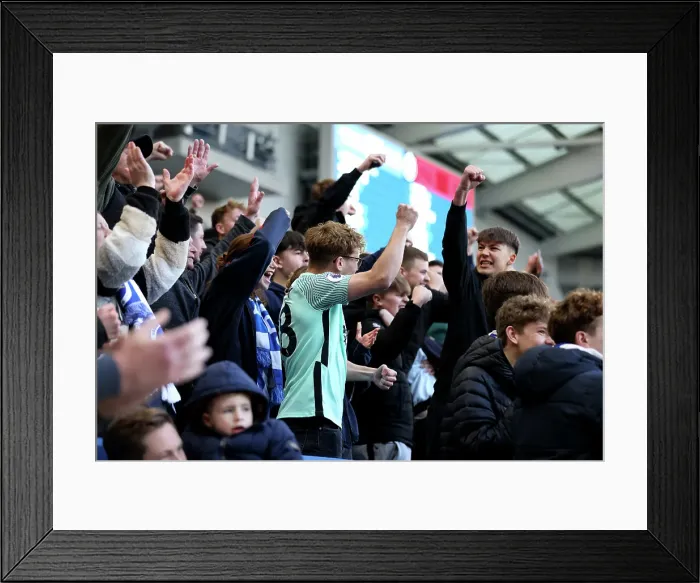 Framed Print : Brighton and Hove Albion v Fulham Premier League 08MAR25 Framed Print : Brighton and Hove Albion v Fulham Premier League 08MAR25