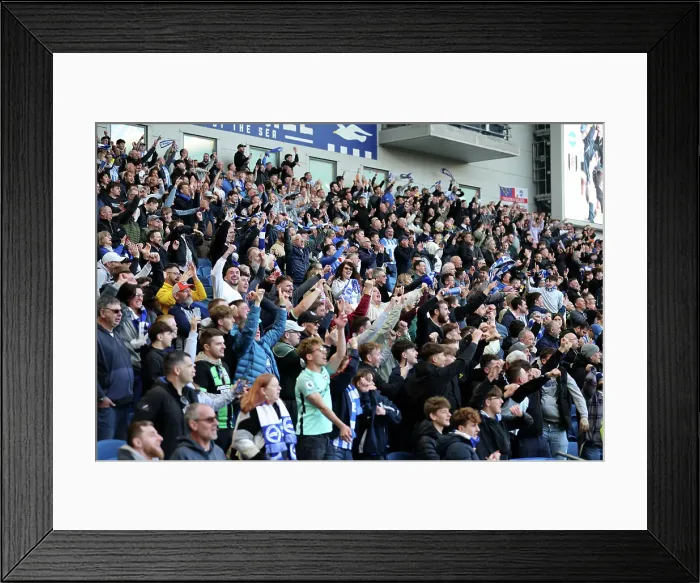 Framed Print : Brighton and Hove Albion v Fulham Premier League 08MAR25 Framed Print : Brighton and Hove Albion v Fulham Premier League 08MAR25