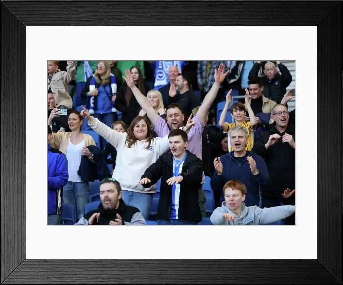 Framed Print : Brighton and Hove Albion v Fulham Premier League 08MAR25 Framed Print : Brighton and Hove Albion v Fulham Premier League 08MAR25