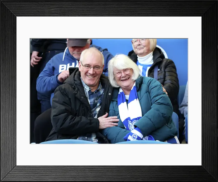 Framed Print : Brighton and Hove Albion v Fulham Premier League 08MAR25 Framed Print : Brighton and Hove Albion v Fulham Premier League 08MAR25