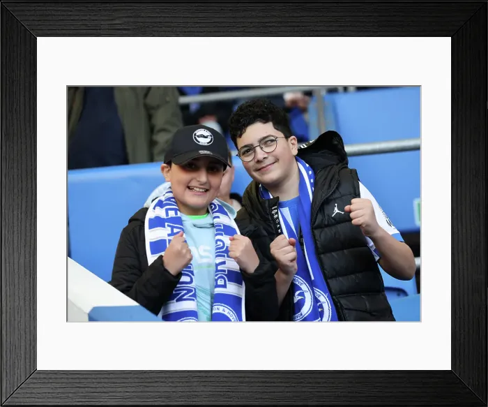 Framed Print : Brighton and Hove Albion v Fulham Premier League 08MAR25 Framed Print : Brighton and Hove Albion v Fulham Premier League 08MAR25