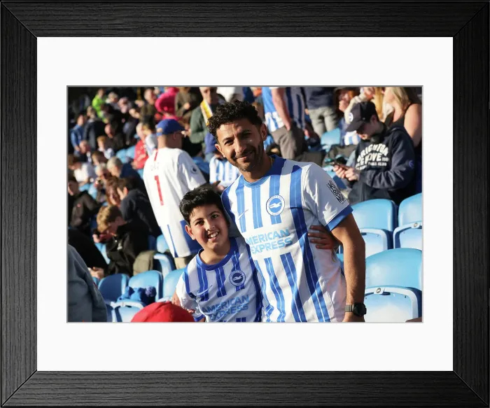 Framed Print : Brighton and Hove Albion v Fulham Premier League 08MAR25 Framed Print : Brighton and Hove Albion v Fulham Premier League 08MAR25