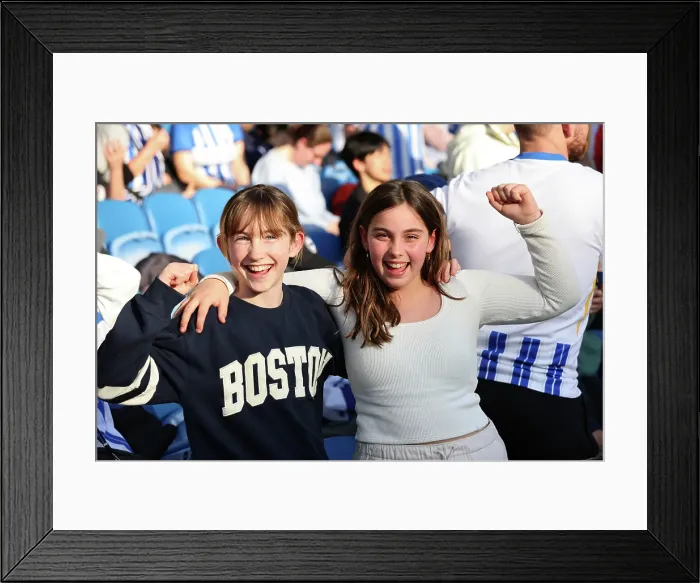 Framed Print : Brighton and Hove Albion v Fulham Premier League 08MAR25 Framed Print : Brighton and Hove Albion v Fulham Premier League 08MAR25
