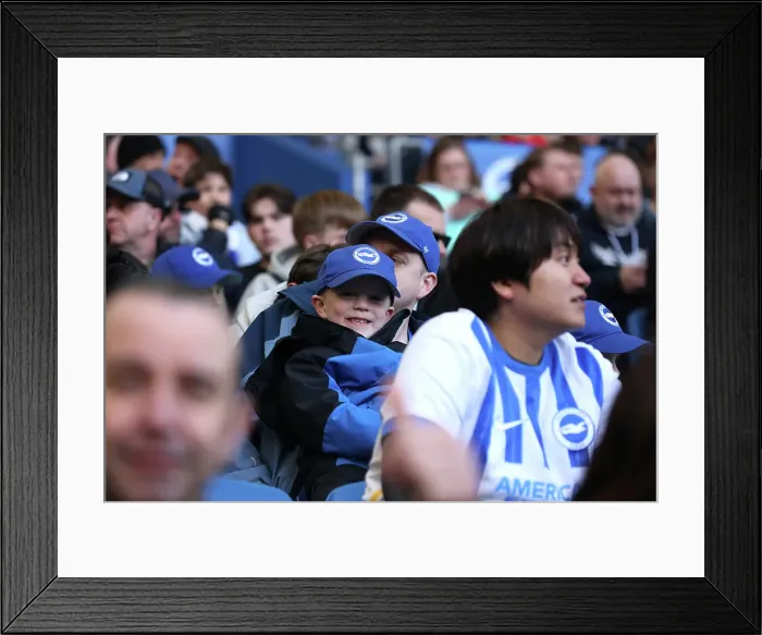 Framed Print : Brighton and Hove Albion v Fulham Premier League 08MAR25 Framed Print : Brighton and Hove Albion v Fulham Premier League 08MAR25