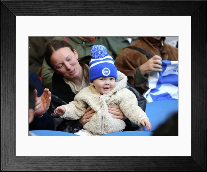 Framed Print : Brighton and Hove Albion v Fulham Premier League 08MAR25 Framed Print : Brighton and Hove Albion v Fulham Premier League 08MAR25