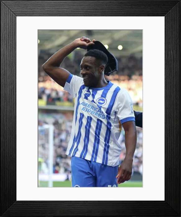 Framed Print : Brighton and Hove Albion v Fulham Premier League 08MAR25 Framed Print : Brighton and Hove Albion v Fulham Premier League 08MAR25