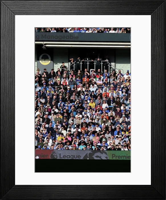 Framed Print : Brighton and Hove Albion v Fulham Premier League 08MAR25 Framed Print : Brighton and Hove Albion v Fulham Premier League 08MAR25