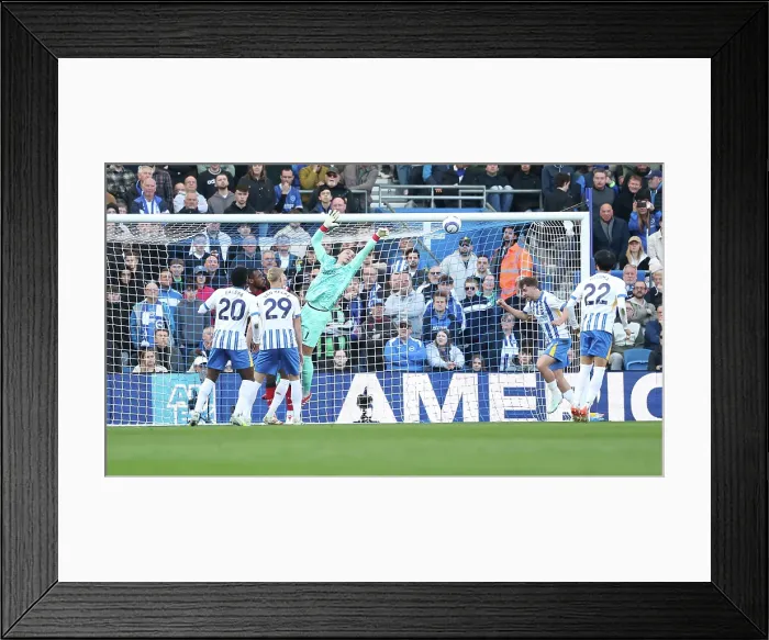 Framed Print : Brighton and Hove Albion v Fulham Premier League 08MAR25 Framed Print : Brighton and Hove Albion v Fulham Premier League 08MAR25