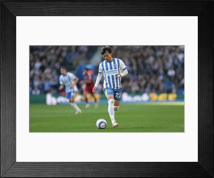 Framed Print : Brighton and Hove Albion v Fulham Premier League 08MAR25 Framed Print : Brighton and Hove Albion v Fulham Premier League 08MAR25