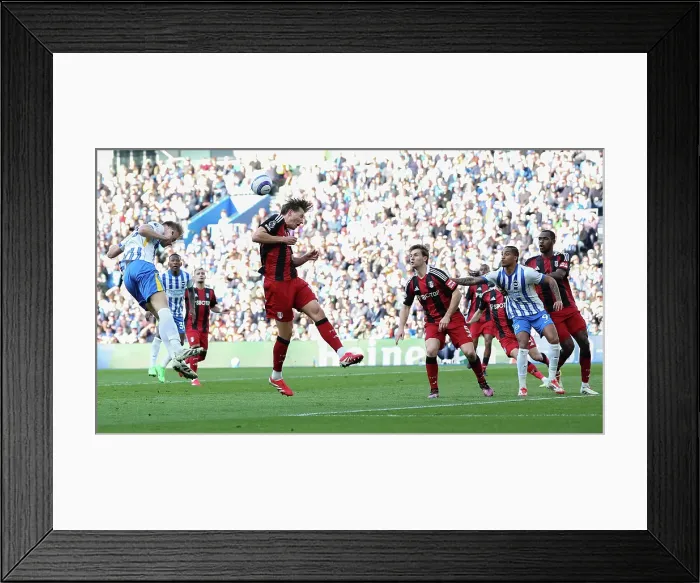Framed Print : Brighton and Hove Albion v Fulham Premier League 08MAR25 Framed Print : Brighton and Hove Albion v Fulham Premier League 08MAR25