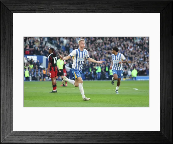 Framed Print : Brighton and Hove Albion v Fulham Premier League 08MAR25 Framed Print : Brighton and Hove Albion v Fulham Premier League 08MAR25