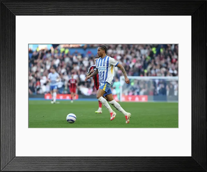 Framed Print : Brighton and Hove Albion v Fulham Premier League 08MAR25 Framed Print : Brighton and Hove Albion v Fulham Premier League 08MAR25