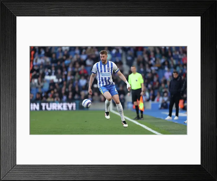 Framed Print : Brighton and Hove Albion v Fulham Premier League 08MAR25 Framed Print : Brighton and Hove Albion v Fulham Premier League 08MAR25