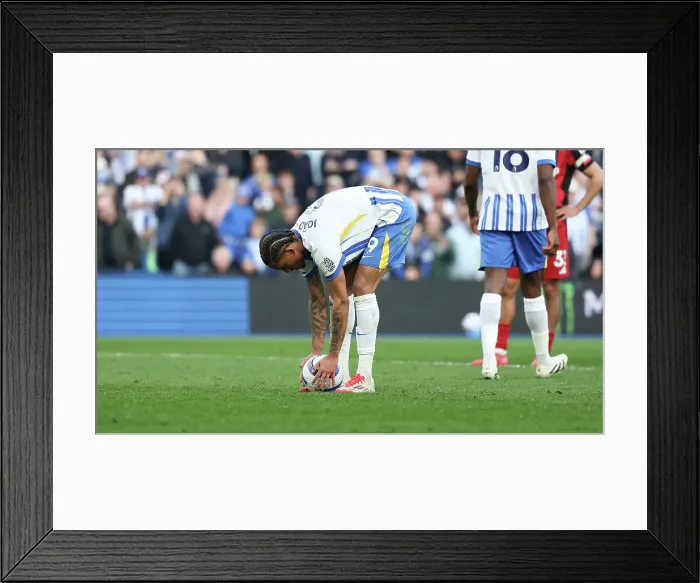 Framed Print : Brighton and Hove Albion v Fulham Premier League 08MAR25 Framed Print : Brighton and Hove Albion v Fulham Premier League 08MAR25