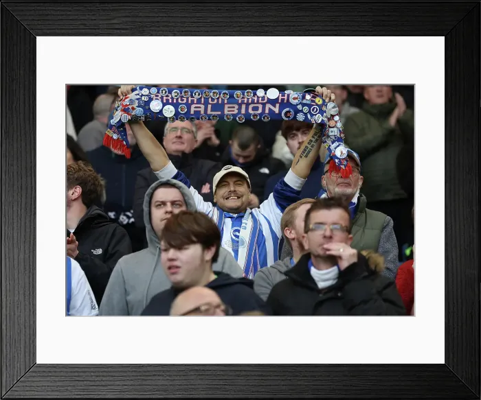 Framed Print : Brighton and Hove Albion v Fulham Premier League 08MAR25 Framed Print : Brighton and Hove Albion v Fulham Premier League 08MAR25