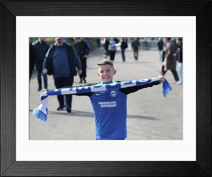 Framed Print : Brighton and Hove Albion v Fulham Premier League 08MAR25 Framed Print : Brighton and Hove Albion v Fulham Premier League 08MAR25