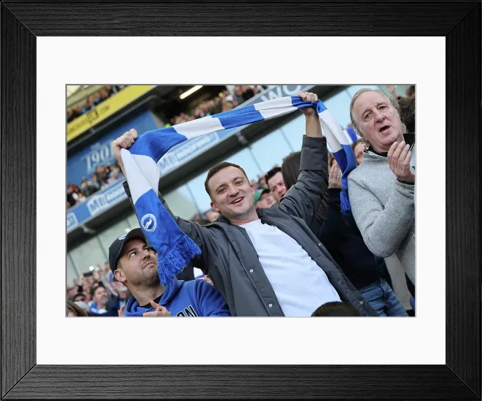 Framed Print : Brighton and Hove Albion v Fulham Premier League 08MAR25 Framed Print : Brighton and Hove Albion v Fulham Premier League 08MAR25