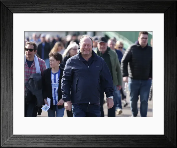 Framed Print : Brighton and Hove Albion v Fulham Premier League 08MAR25 Framed Print : Brighton and Hove Albion v Fulham Premier League 08MAR25