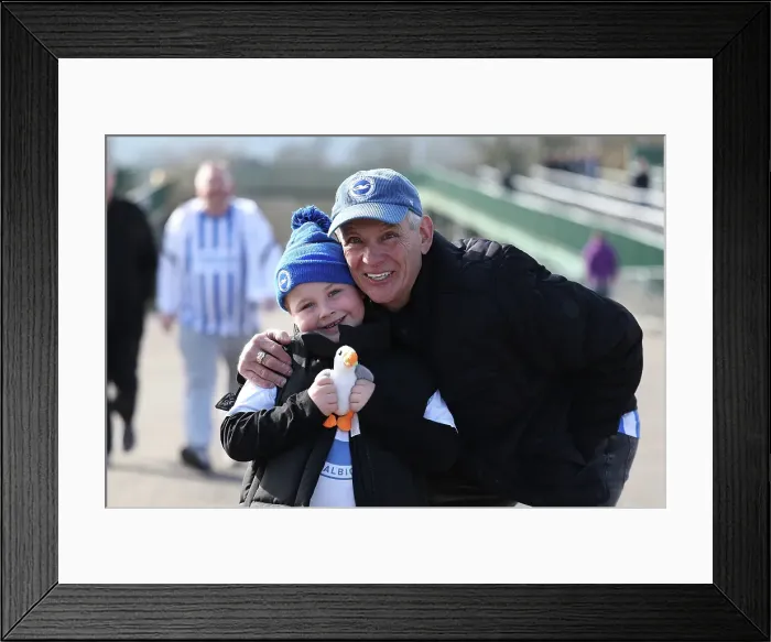 Framed Print : Brighton and Hove Albion v Fulham Premier League 08MAR25 Framed Print : Brighton and Hove Albion v Fulham Premier League 08MAR25