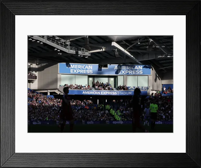 Framed Print : Brighton and Hove Albion v Fulham Premier League 08MAR25 Framed Print : Brighton and Hove Albion v Fulham Premier League 08MAR25