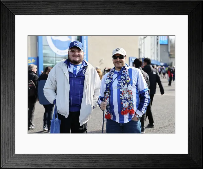 Framed Print : Brighton and Hove Albion v Fulham Premier League 08MAR25 Framed Print : Brighton and Hove Albion v Fulham Premier League 08MAR25