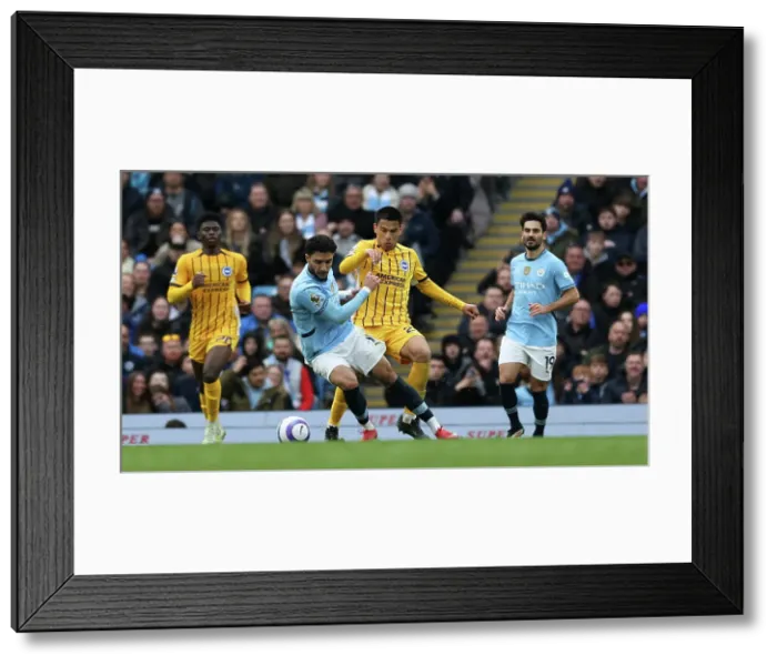 Framed Print : Manchester City v Brighton and Hove Albion Premier League 15MAR25 Framed Print : Manchester City v Brighton and Hove Albion Premier League 15MAR25