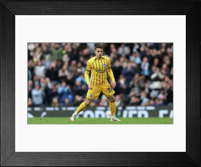 Framed Print : Manchester City v Brighton and Hove Albion Premier League 15MAR25 Framed Print : Manchester City v Brighton and Hove Albion Premier League 15MAR25