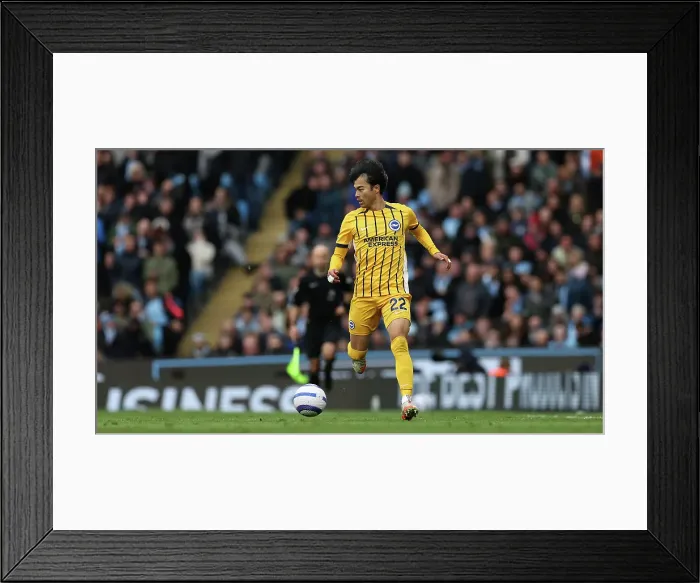 Framed Print : Manchester City v Brighton and Hove Albion Premier League 15MAR25 Framed Print : Manchester City v Brighton and Hove Albion Premier League 15MAR25