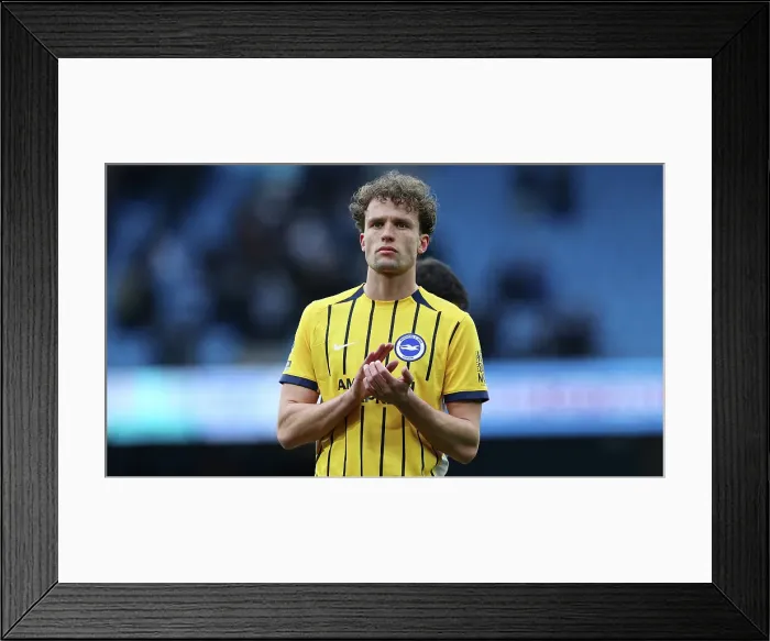 Framed Print : Manchester City v Brighton and Hove Albion Premier League 15MAR25 Framed Print : Manchester City v Brighton and Hove Albion Premier League 15MAR25
