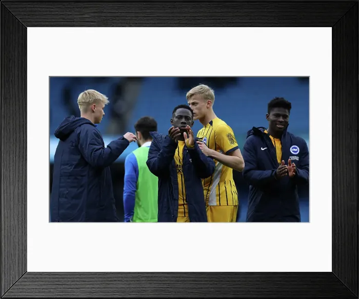 Framed Print : Manchester City v Brighton and Hove Albion Premier League 15MAR25 Framed Print : Manchester City v Brighton and Hove Albion Premier League 15MAR25