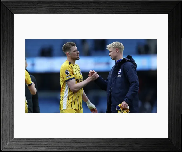 Framed Print : Manchester City v Brighton and Hove Albion Premier League 15MAR25 Framed Print : Manchester City v Brighton and Hove Albion Premier League 15MAR25