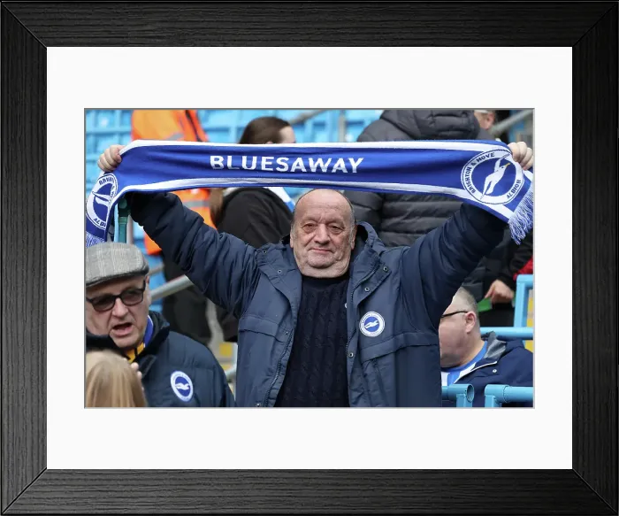 Framed Print : Manchester City v Brighton and Hove Albion Premier League 15MAR25 Framed Print : Manchester City v Brighton and Hove Albion Premier League 15MAR25