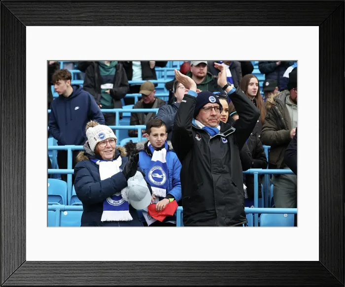 Framed Print : Manchester City v Brighton and Hove Albion Premier League 15MAR25 Framed Print : Manchester City v Brighton and Hove Albion Premier League 15MAR25