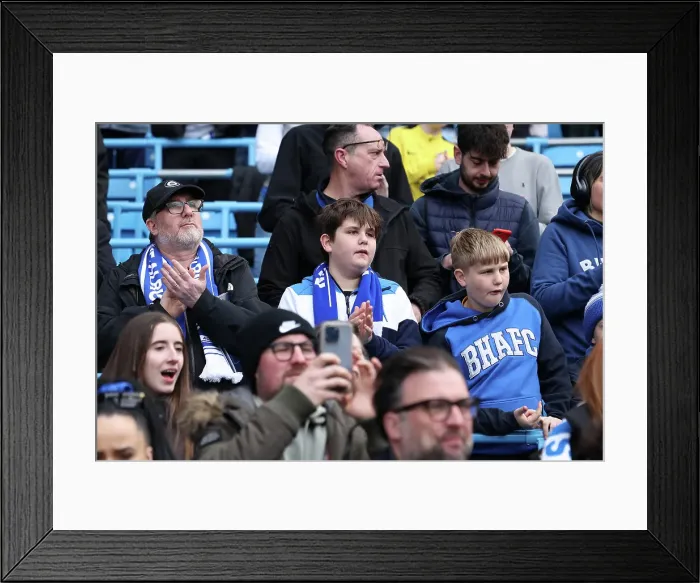 Framed Print : Manchester City v Brighton and Hove Albion Premier League 15MAR25 Framed Print : Manchester City v Brighton and Hove Albion Premier League 15MAR25