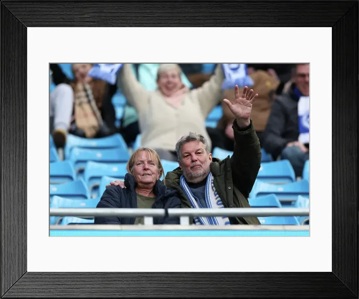 Framed Print : Manchester City v Brighton and Hove Albion Premier League 15MAR25 Framed Print : Manchester City v Brighton and Hove Albion Premier League 15MAR25
