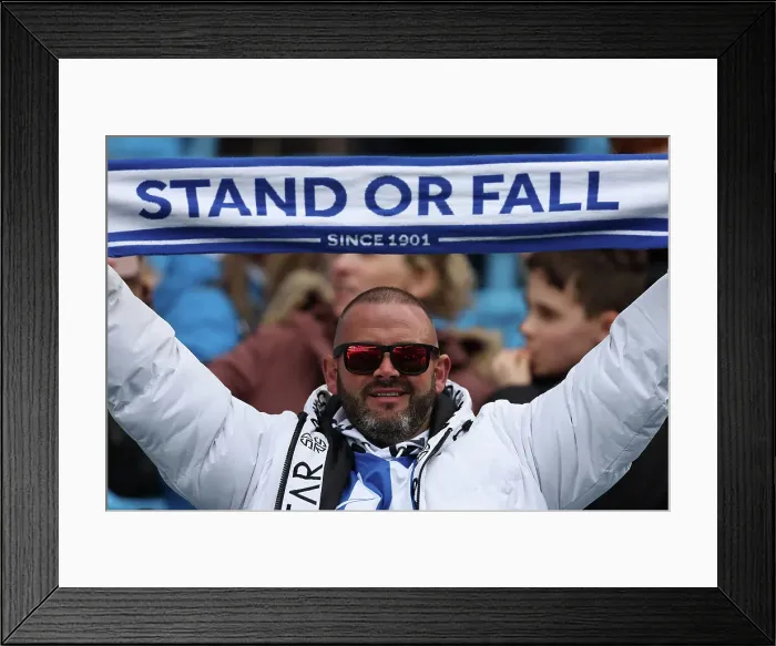 Framed Print : Manchester City v Brighton and Hove Albion Premier League 15MAR25 Framed Print : Manchester City v Brighton and Hove Albion Premier League 15MAR25