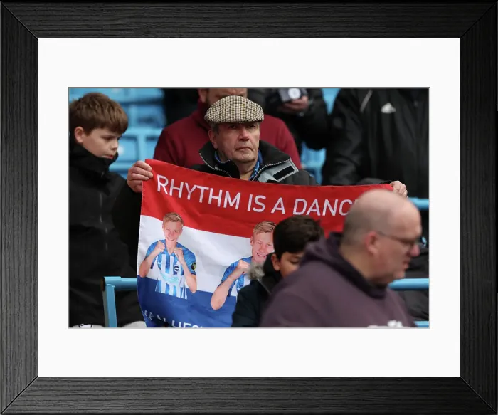 Framed Print : Manchester City v Brighton and Hove Albion Premier League 15MAR25 Framed Print : Manchester City v Brighton and Hove Albion Premier League 15MAR25