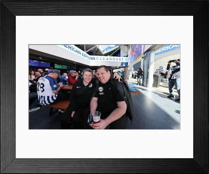Framed Print : Brighton and Hove Albion v Nottingham Forest FA Cup quarter final 29MAR25 Framed Print : Brighton and Hove Albion v Nottingham Forest FA Cup quarter final 29MAR25