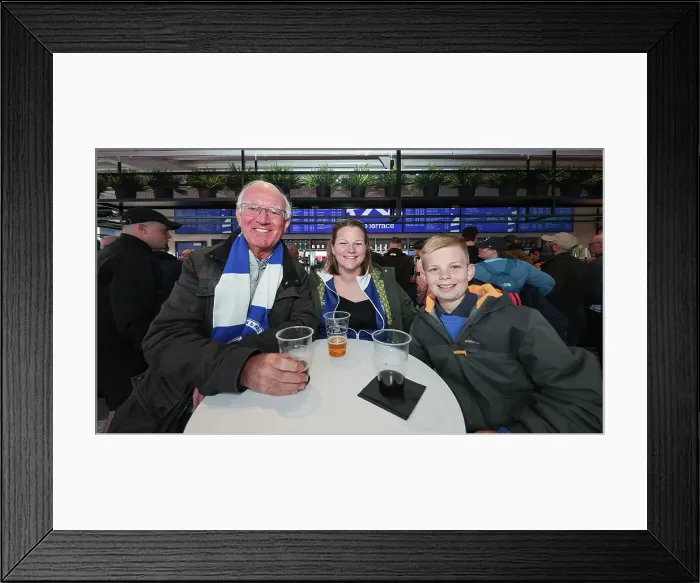 Framed Print : Brighton and Hove Albion v Nottingham Forest FA Cup quarter final 29MAR25